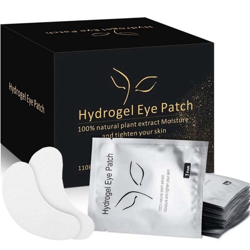 100 Pairs Lash Extensions,Hydrogel Gel Eye Patches for Lashes Extension/Eyela...